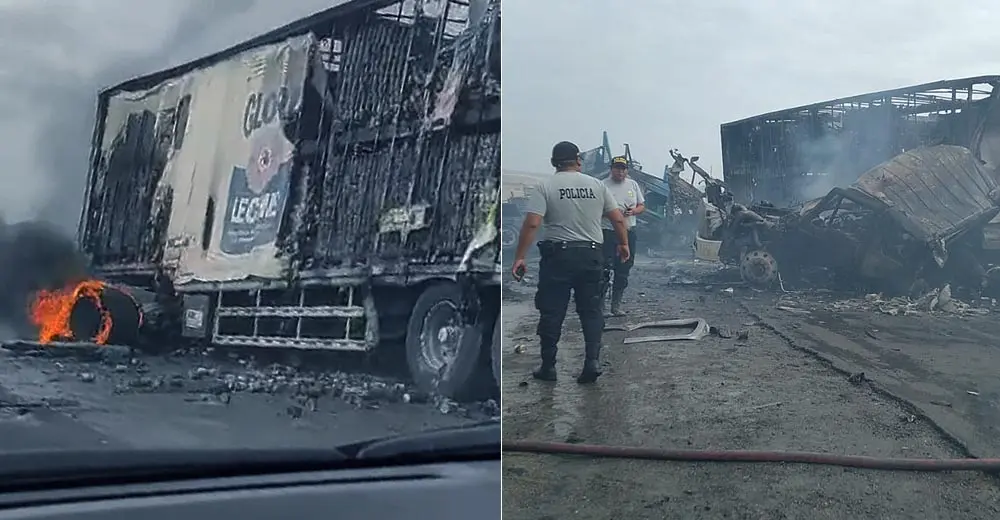 Ica: dos trabajadores de Gloria fallecieron calcinados en brutal accidente