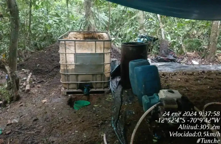 Madre de Dios: Destruyen laboratorio de procesamiento de cocaína en Inambari - Perú
