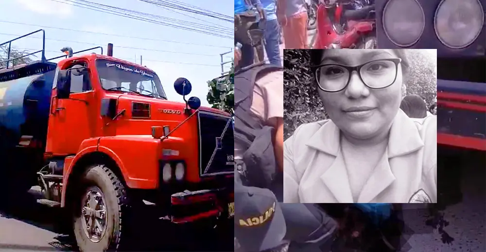 Ica: Enfermera fallece y su hijo de 9 años queda grave tras ser embestidos por un camión cisterna