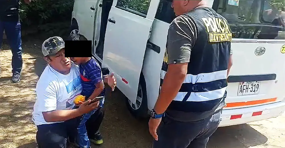 Ica: Policía logra rescatar a un niño de 5 años que fue secuestrado