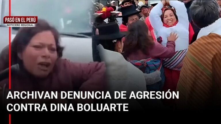 Pasó en el Perú |Ayacucho: Archivan denuncia de agresión contra Dina Boluarte - Perú