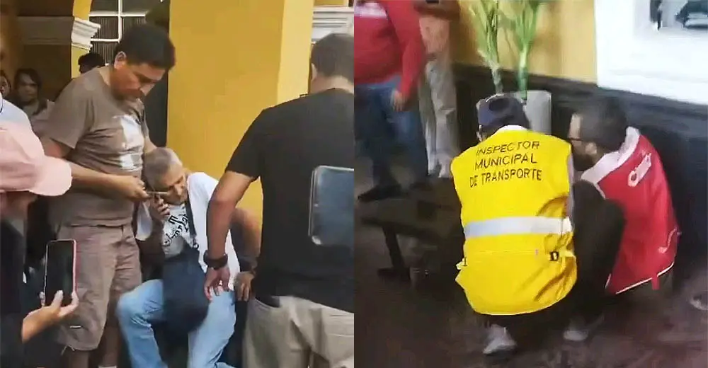 Delincuentes balean a tres cambistas en plena plaza de armas de Ica.