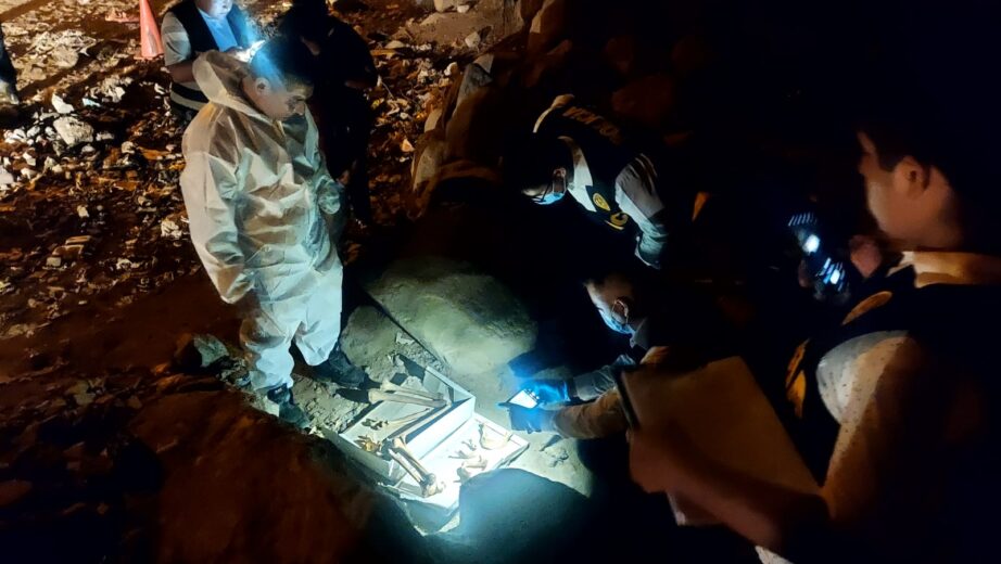 Ica: Macabro hallazgo de restos humanos en un Parcona.