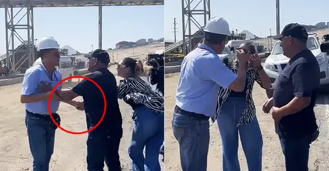 Seguridad de minera Shougang agrede a equipo de prensa de Willax y al alcalde de Marcona