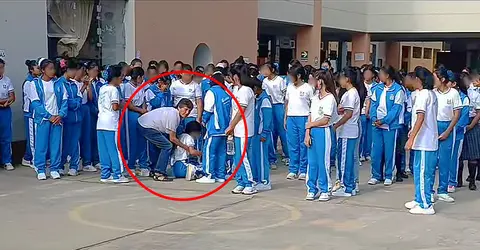 Ica: Alumna se desvanece en plena formación de apertura del año escolar en el colegio Las Mercedes