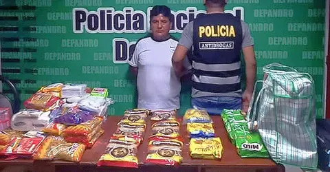 Ica: Narcos transportan droga en empaques de milo, chocolate y café