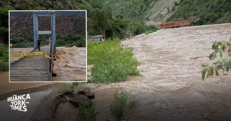 Río Mantaro continúa incrementando su caudal: Alcanzó su umbral naranja y amenaza con inundaciones - Perú