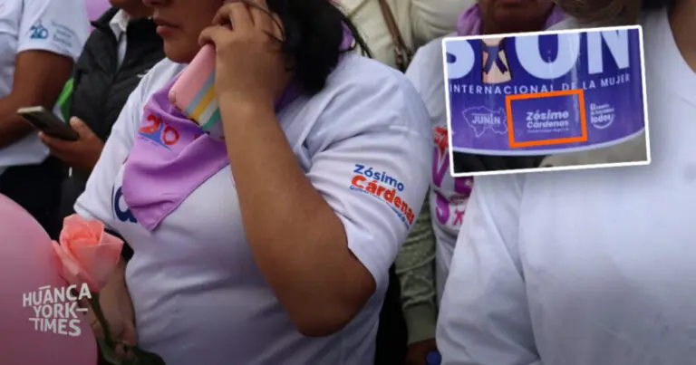 Junín: Regalan polos y tazas con nombre de gobernador Zósimo Cárdenas por el Día de la Mujer - Perú