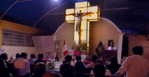 Ica: Así es la réplica del Señor de Luren llevada al Penal Cristo Rey de Cachiche