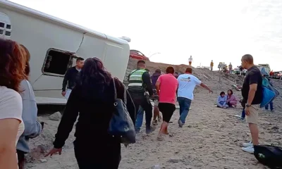 Ica: Despiste de un bus de Palomino deja 20 heridos y una fallecida en Nasca