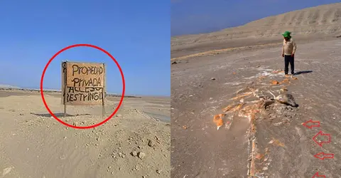 Ica: Inmobiliarias e invasores quieren lotizar zonas arqueológicas y paleontológicas en Ocucaje