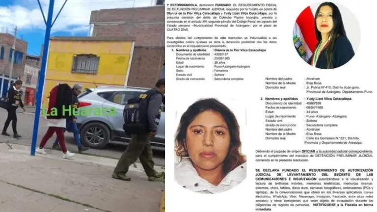 Puno: Detienen a regidora de Azángaro implicada en cobro de cupos - Perú