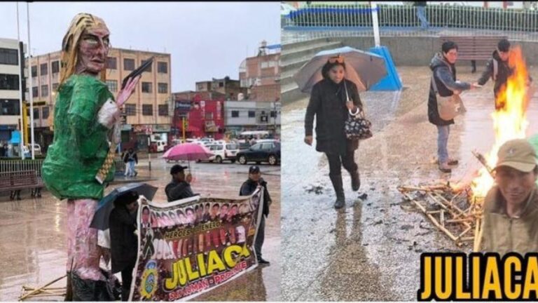 Puno: Dina Boluarte y el rolex arden en la quema de Judas - Perú