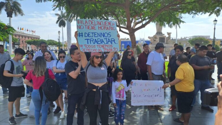 Trujillo: trabajadores nocturnos exigen trabajar durante Estado de emergencia - Perú