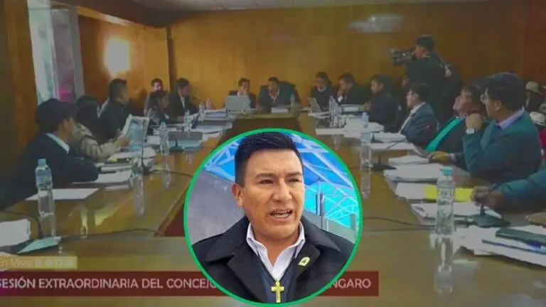 Puno: Concejo municipal de Azángaro aprueba pedido de vacancia del alcalde Salvador Apaza - Perú