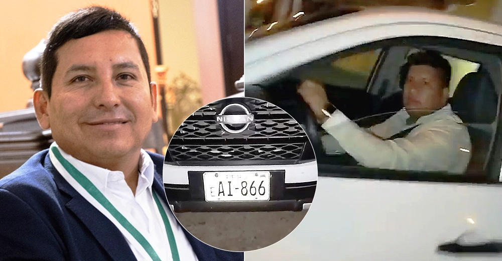 Ica: Sujeto que sería primo del alcalde de Parcona se fuga con camioneta de la Municipalidad