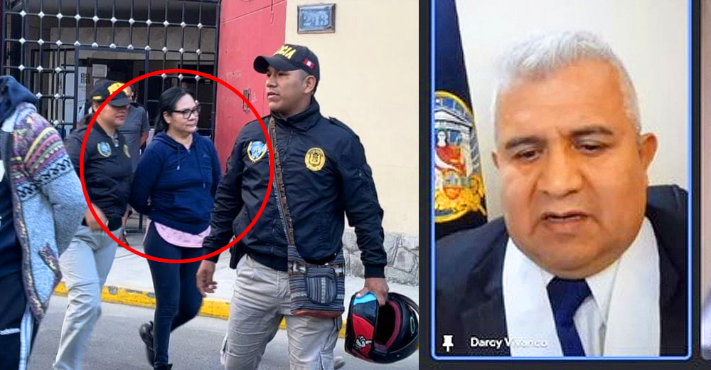  Marleni Ysabel Huallanca Peña bajo detención por intento de soborno a fiscal. Juez Darcy Vivanco Ballón, titular del Primer Juzgado Unipersonal de la Corte Superior de Ica.