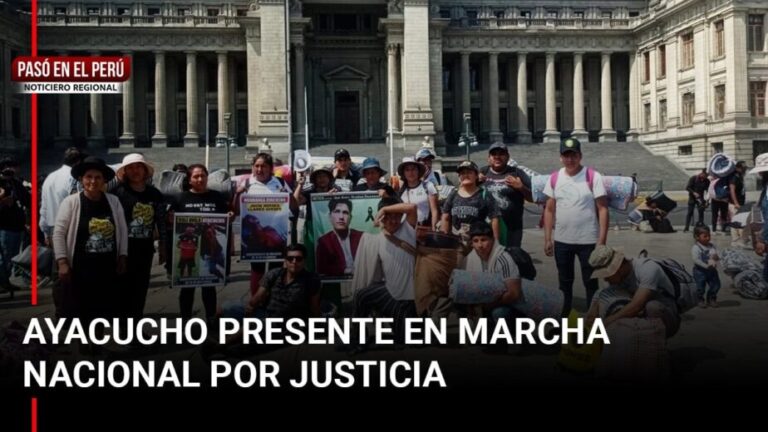 Pasó en el Perú | ASFAH -Ayacucho presente en marcha nacional por justicia - Perú