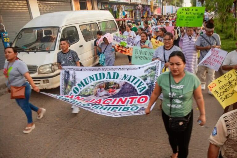 Madre de Dios: Pueblos indígenas participaron en marcha nacional en rechazo a congresistas - Perú