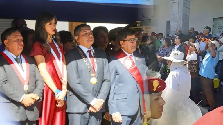 “¡El valle se defiende!”: abuchean a autoridades de Arequipa durante actividades por aniversario de la ciudad (VIDEO) - Perú