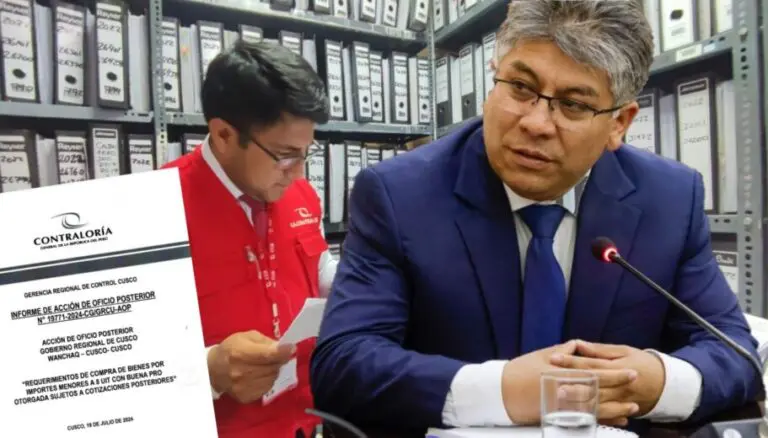 Cusco: detectan favorecimiento a una sola empresa en contrataciones del gobierno regional - Perú