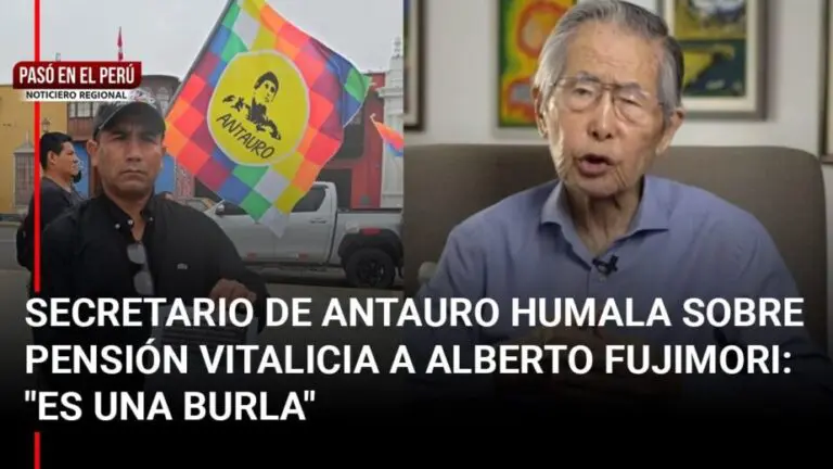 Pasó en el Perú | La Libertad: Secretario de Antauro Humala sobre pensión vitalicia a Alberto Fujimori: «es una burla» - Perú