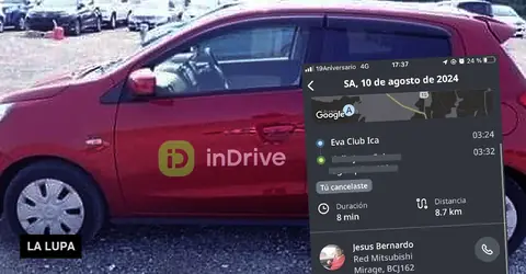 Ica: Denuncian que conductor de Indrive intentó abusar de una joven en una carrera de taxi