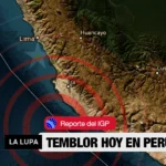 Temblor en Perú hoy, magnitud y epicentro del último sismo