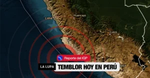 Temblor en Perú hoy, magnitud y epicentro del último sismo