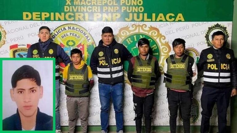 Puno: detienen a tres sujetos presuntamente implicados en crimen de joven de 19 años - Perú