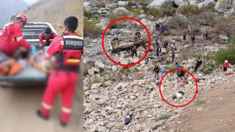 La Libertad: 9 fallecidos y varios heridos tras caída de camioneta a abismo - Perú