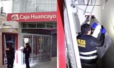 Ica: Delincuentes dinamitan cajero automático de la Caja Huancayo y se dan a la fuga