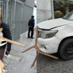 Ica: Delincuentes pinchan llantas de patrullero con "miguelitos" y fugan tras dinamitar cajero