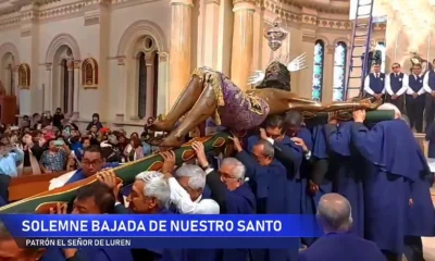 Ica: Fieles aplaudieron la tradicional bajada del Señor de Luren por su festividad de octubre 2024