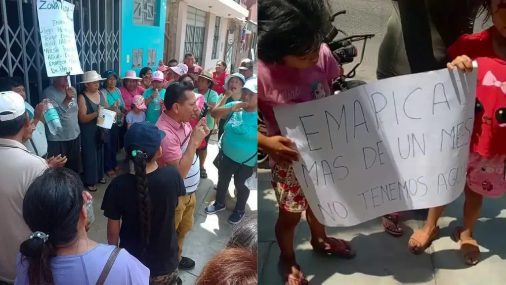 Ica: emergencia de agua en Parcona, niños piden a Emapica atender la necesidad