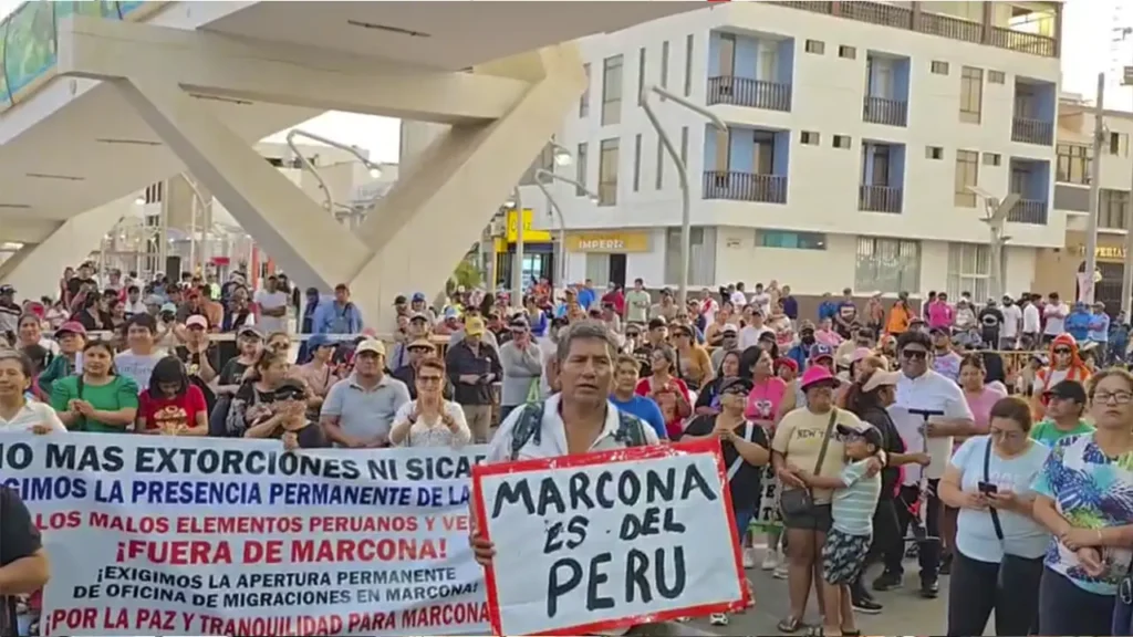 Ica: salen a protestar en Marcona contra la inseguridad