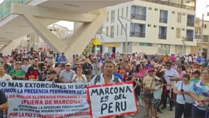 Ica: salen a protestar en Marcona contra la inseguridad
