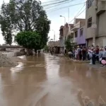 Alerta de huaico en Nasca: se desborda el Río Tierras Blancas