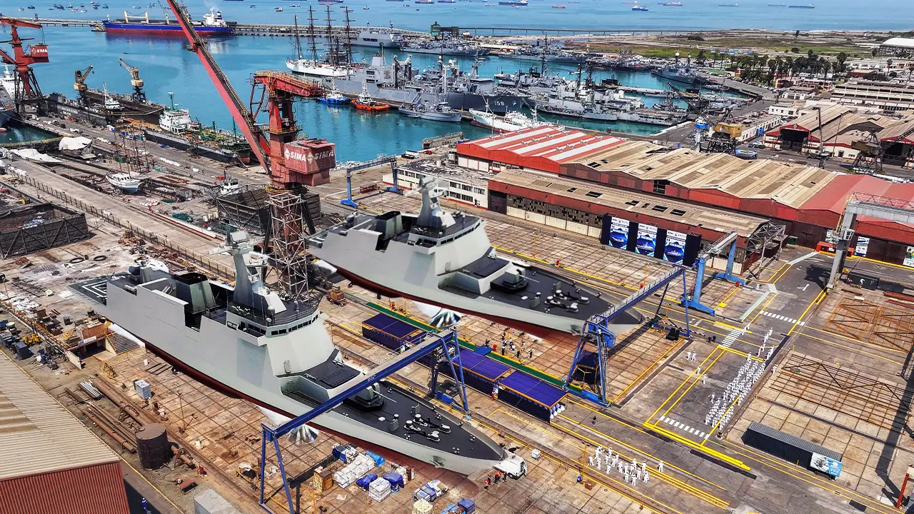 HD Hyundai Heavy inicia la construcción de buques de guerra en Perú