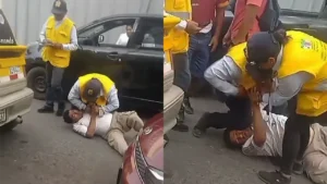 Ica: Inspector de tránsito municipal reduce violentamente a un taxista