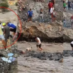 Ica: Joven arriesga su vida y se lanza al río para salvar a un perrito