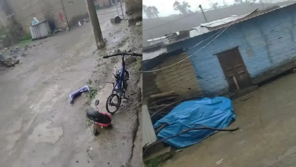 Ica: lluvia deja 90 viviendas afectadas en San Juan de Yanac, Chincha