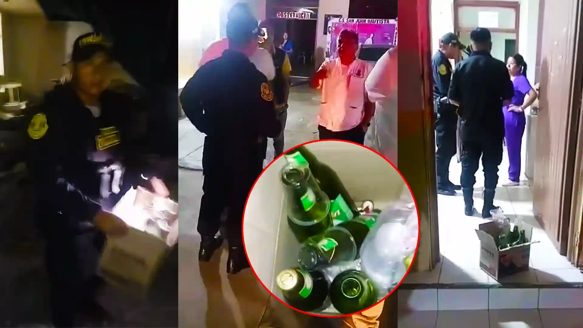 Ica: sorprenden a médico y enfermeras bebiendo licor en centro de salud en San Juan Bautista