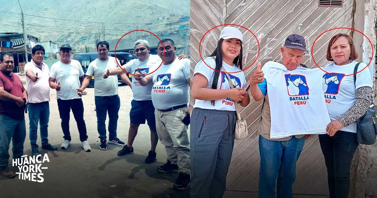 Fotografías muestran a funcionarios del Gobierno Regional promocionando a Batalla Perú, el partido de Zósimo Cárdenas - Perú