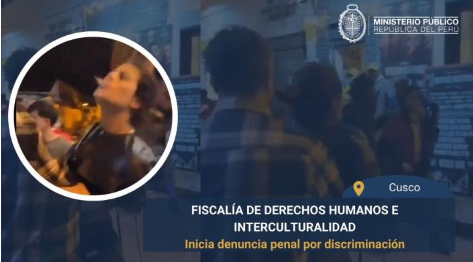 Cusco: Fiscalía de Derechos Humanos denuncia por discriminación a joven que agredió con insultos a vigilante - Perú