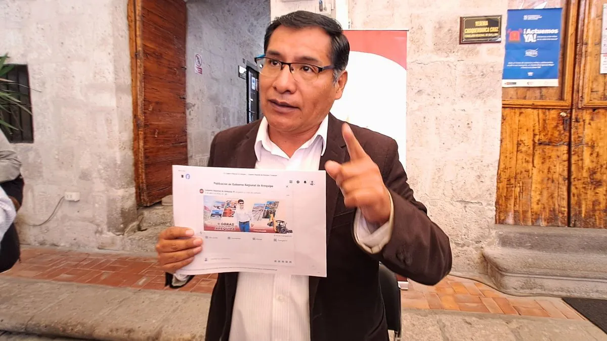Arequipa: denuncian a Rohel Sánchez por presunta propaganda electoral en redes del GRA - Perú