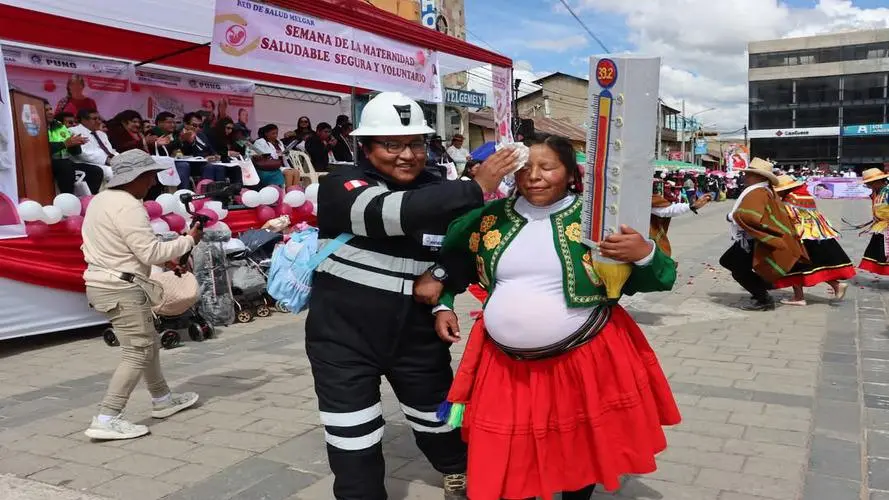DIRESA Puno lanza la Semana de la Maternidad Saludable, Segura y Voluntaria 2025 - Perú