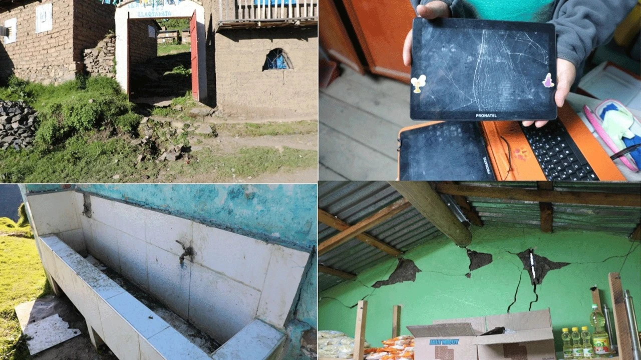 Ayacucho: Estudiantes reciben clases en infraestructura que podría colapsar - Perú