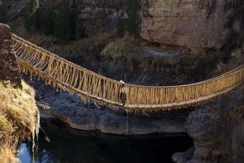 Cusco: cámaras para proteger puente Q’eswachaka: autoridades impulsan nueva vigilancia tras atentado - Perú