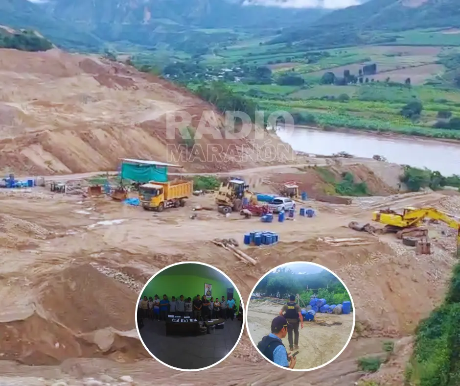 Jaén: megaoperativo contra la minería ilegal en Bellavista deja cinco detenidos y más de 15 intervenidos - Perú
